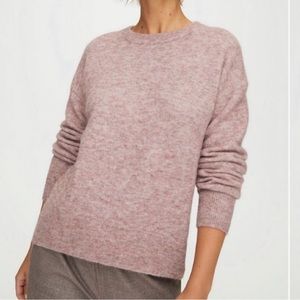 BABATON cozy wool sweater - light pink